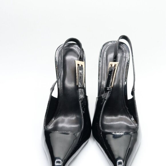 YIYA Slingback Heels Pumps Shoes for Women with Buckle Strap Slip  Size 7 - Picture 6 of 6